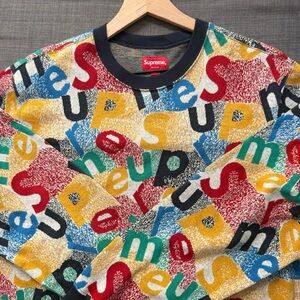 Supreme Multicolor Crewneck Sweater